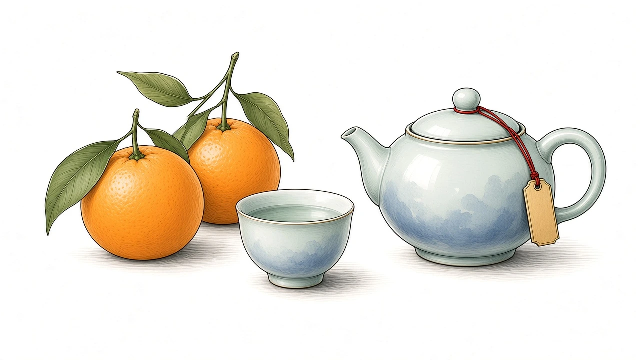 Pencil-and-wash illustration for Lunar New Year
